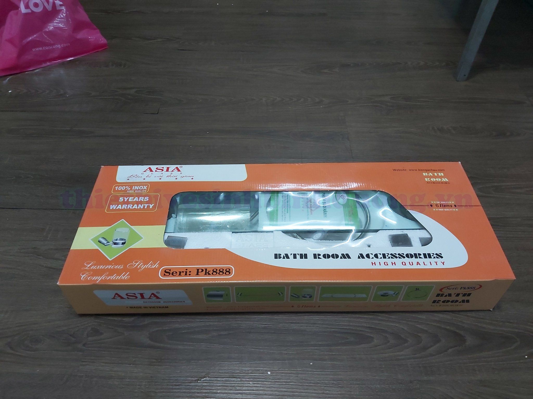Bộ phụ kiện nhà tắm Asia A888